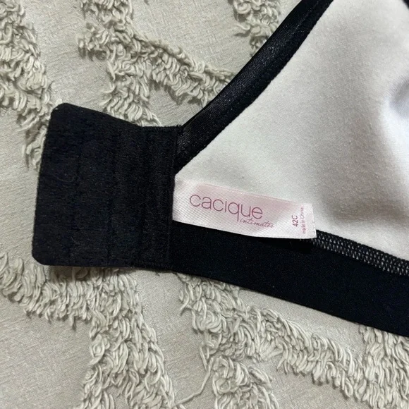 Cacique Women's Intimates Leopard and Lime Bra Set size 42 C - Picture 4 of 9